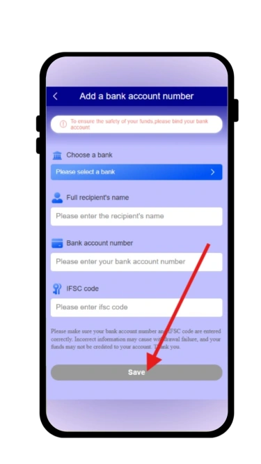 click on Save button